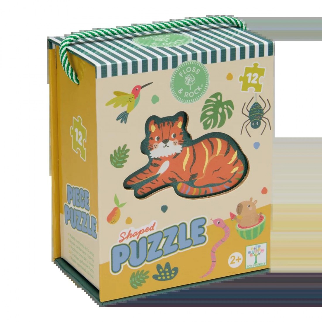 Floss & Rock Puzzle με Σχήμα Jungle 12τμχ. 52P6272