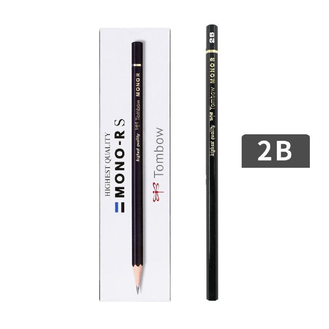 Tombow wooden highest quality pencils MONO-RS 12pcs