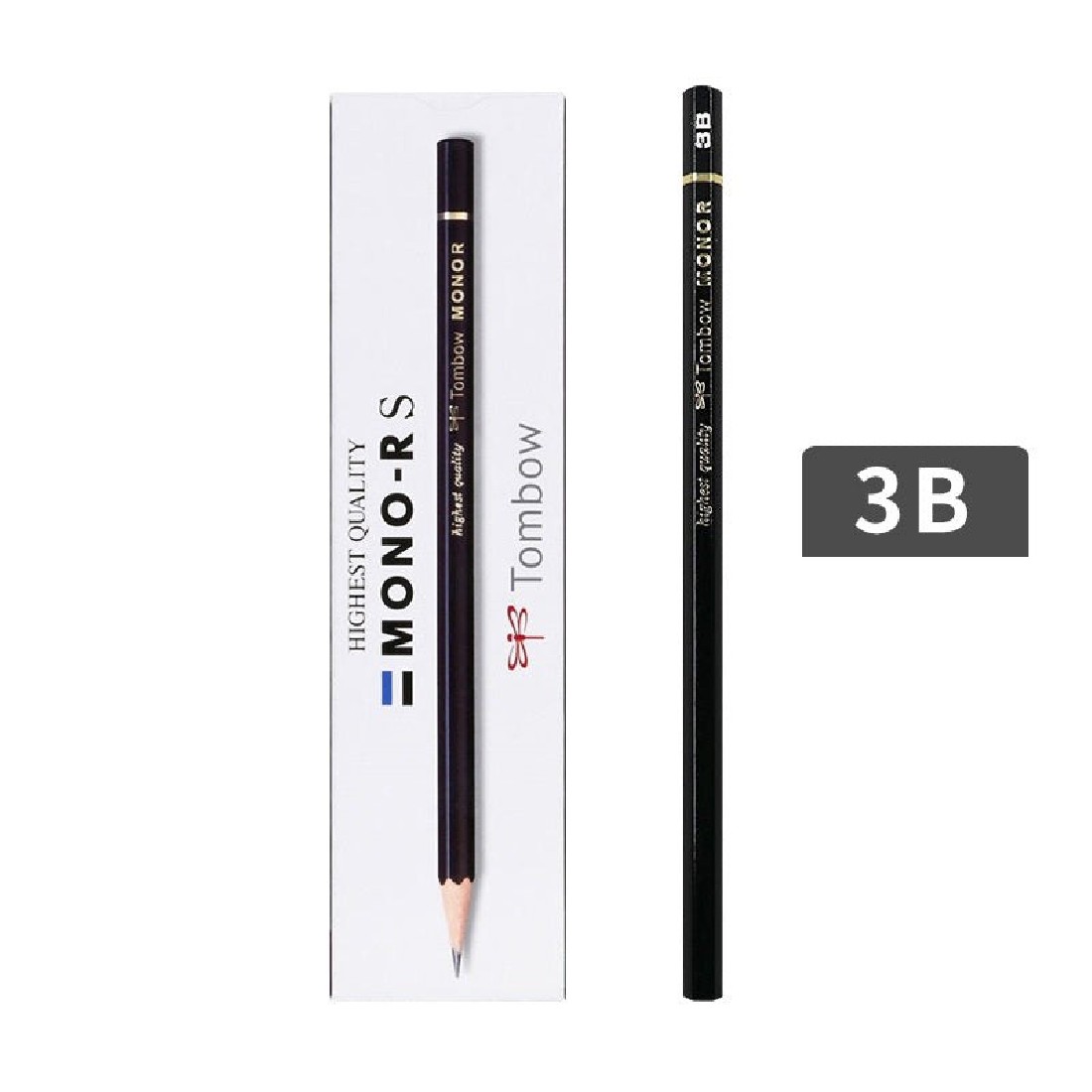 Tombow wooden highest quality pencils MONO-RS 12pcs