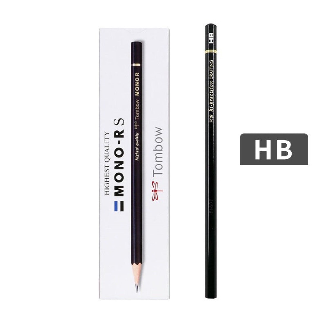 Tombow wooden highest quality pencils MONO-RS 12pcs