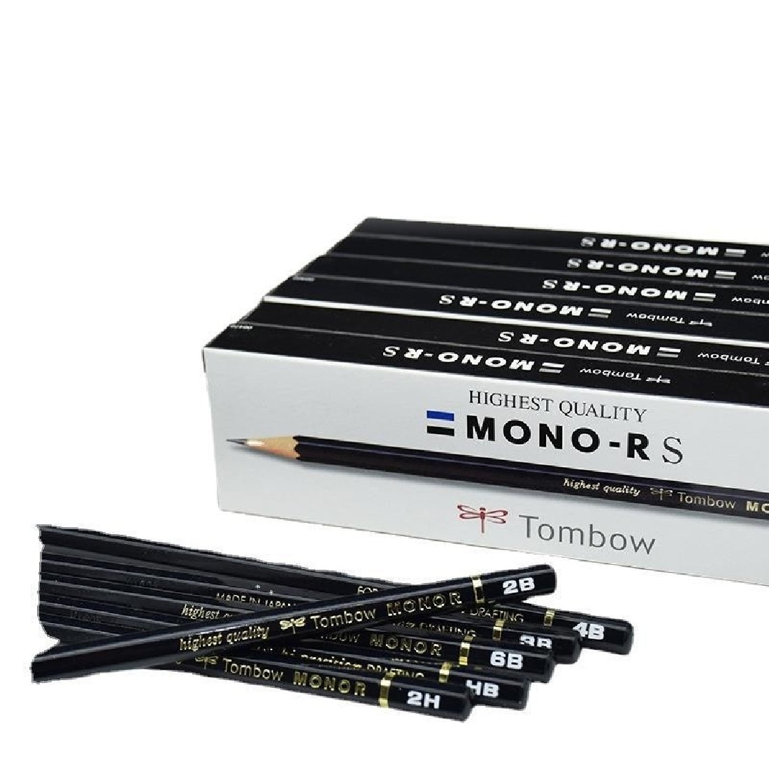 Tombow wooden highest quality pencils MONO-RS 12pcs