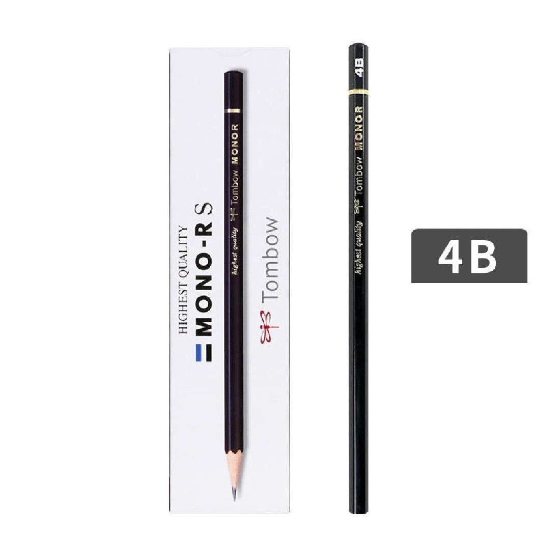 Tombow wooden highest quality pencils MONO-RS 12pcs