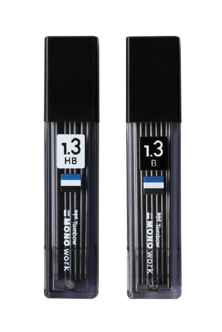 Tombow leads for mechanical pencil 1,3mm, 8pcs