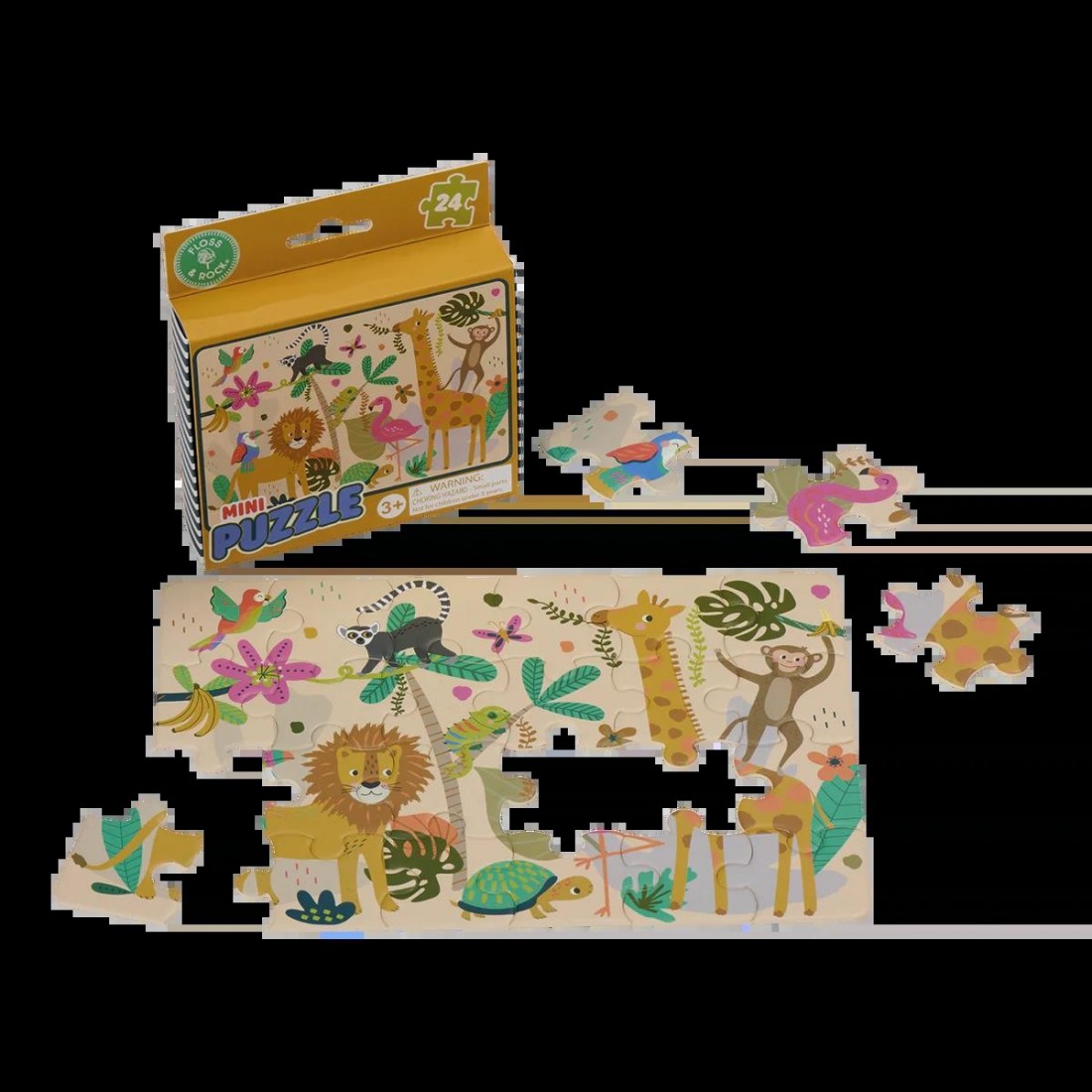Floss & Rock Mini Puzzle Jungle 24τμχ. 52P6340