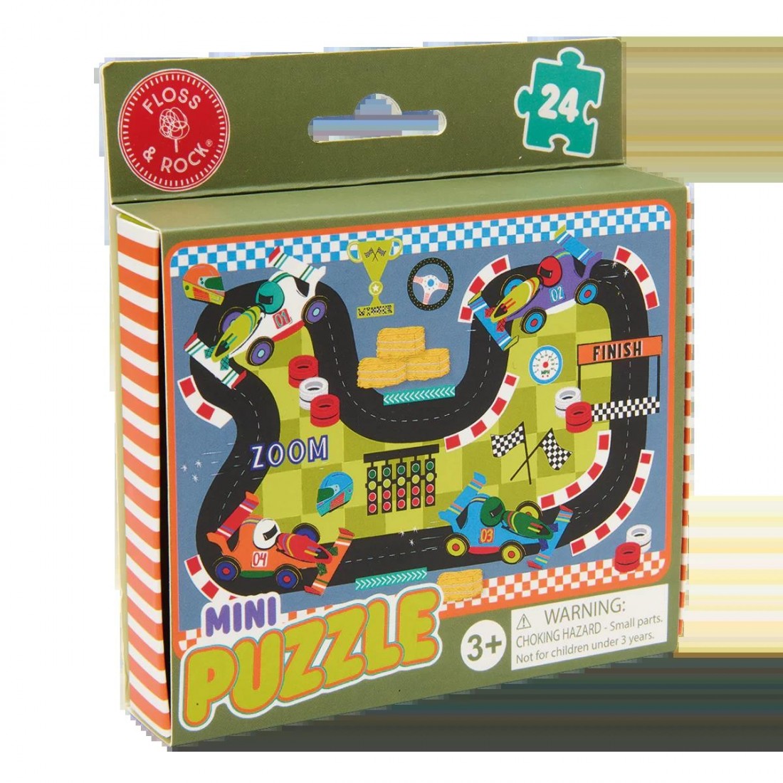 Floss & Rock Mini Puzzle Cars 24τμχ. 52P6339