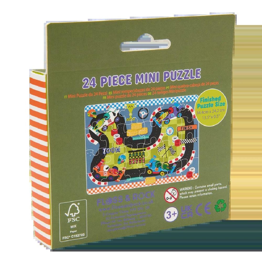 Floss & Rock Mini Puzzle Cars 24τμχ. 52P6339