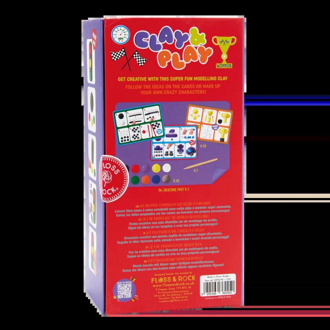 Floss & Rock Clay & Play Παιδικός Πηλός Cars 52P6245