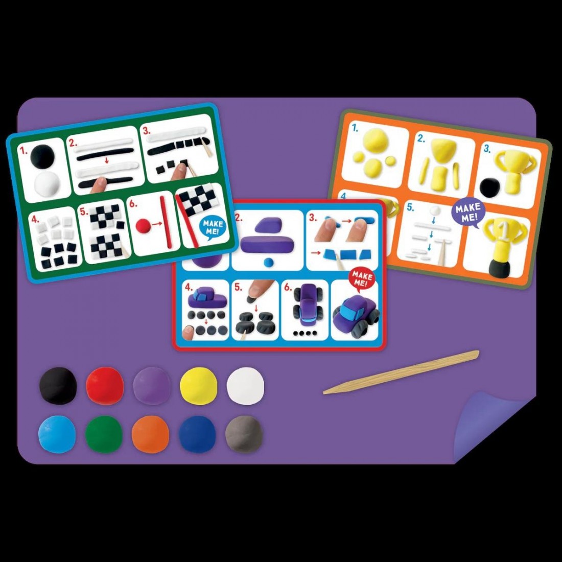 Floss & Rock Clay & Play Παιδικός Πηλός Cars 52P6245