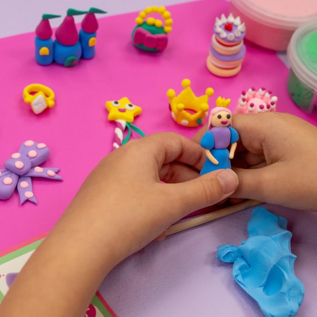 Floss & Rock Clay & Play Παιδικός Πηλός Princess 52P6244