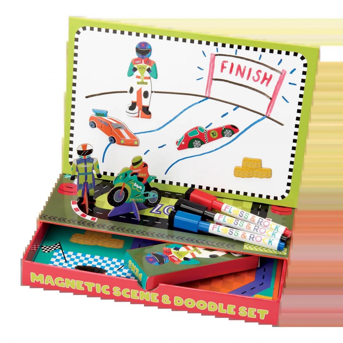 Floss & Rock Μαγνητικό Παιχνίδι και Ζωγραφική Cars 52P6254