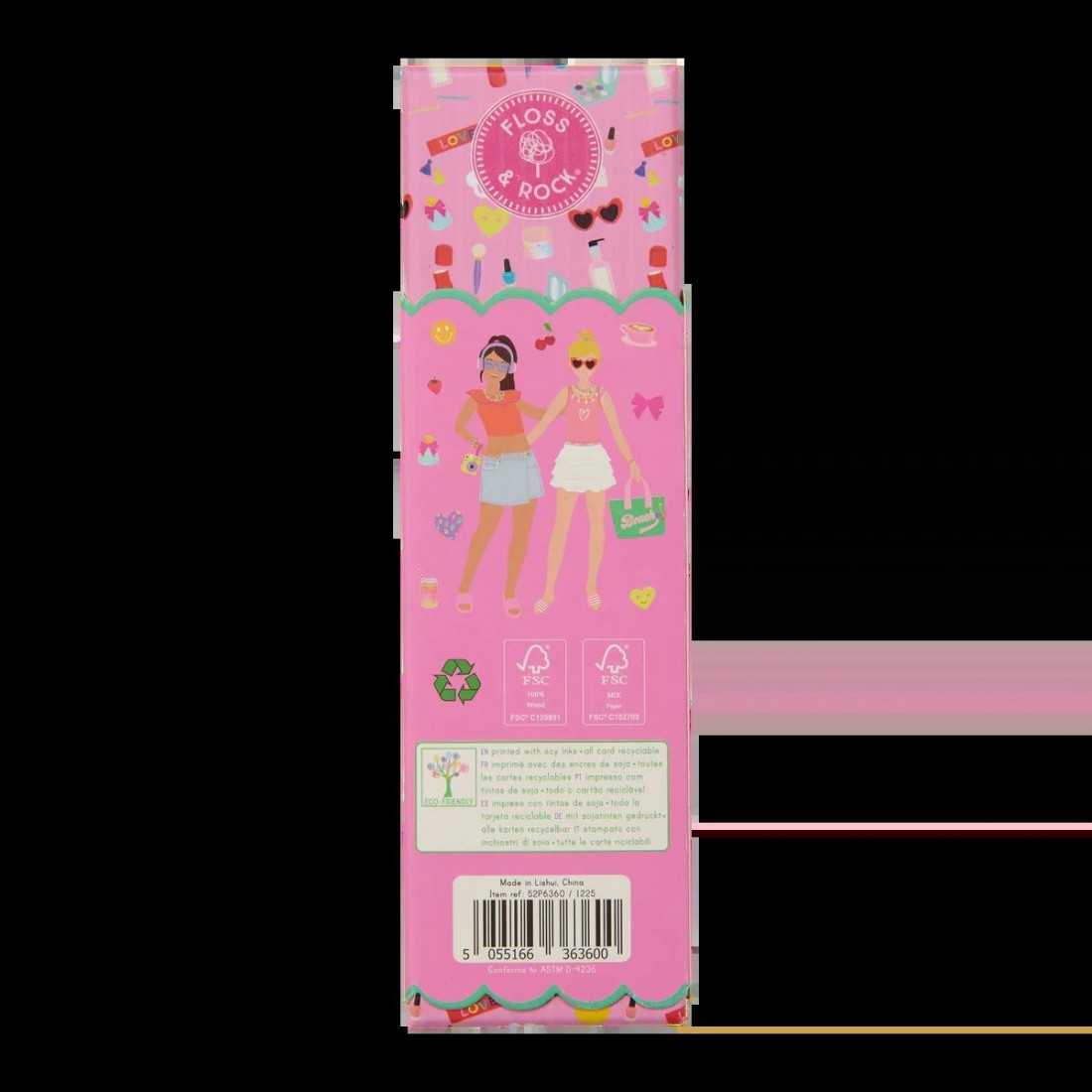 Floss & Rock Ξυλομπογιές Σετ 6 Χρώματα Fashion Friends 52P6360