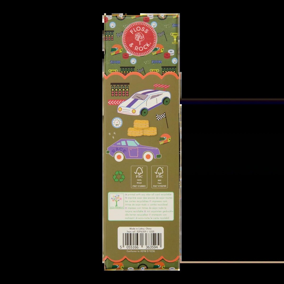 Floss & Rock Ξυλομπογιές Σετ 6 Χρώματα Cars 52P6359