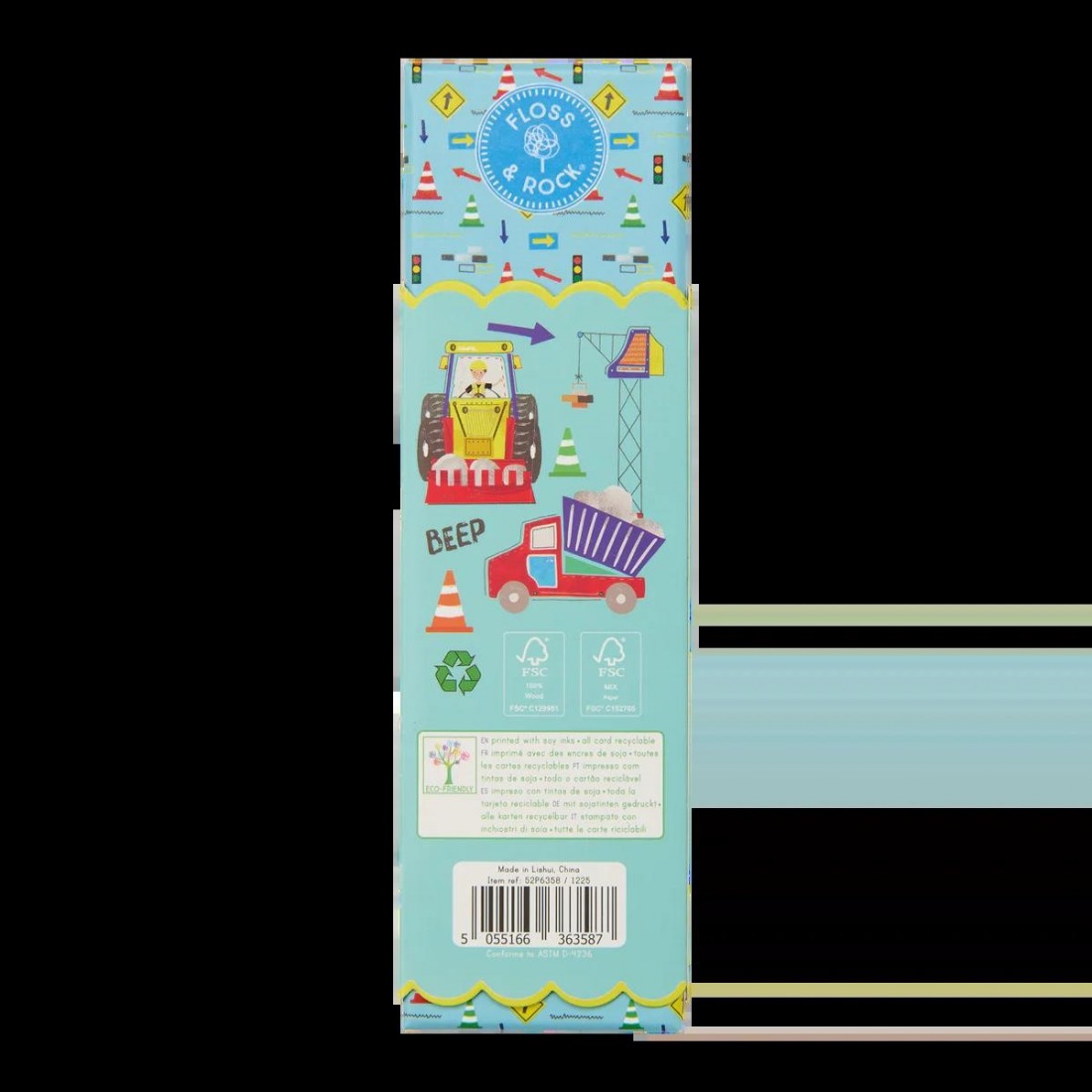 Floss & Rock Ξυλομπογιές Σετ 6 Χρώματα Construction 52P6358