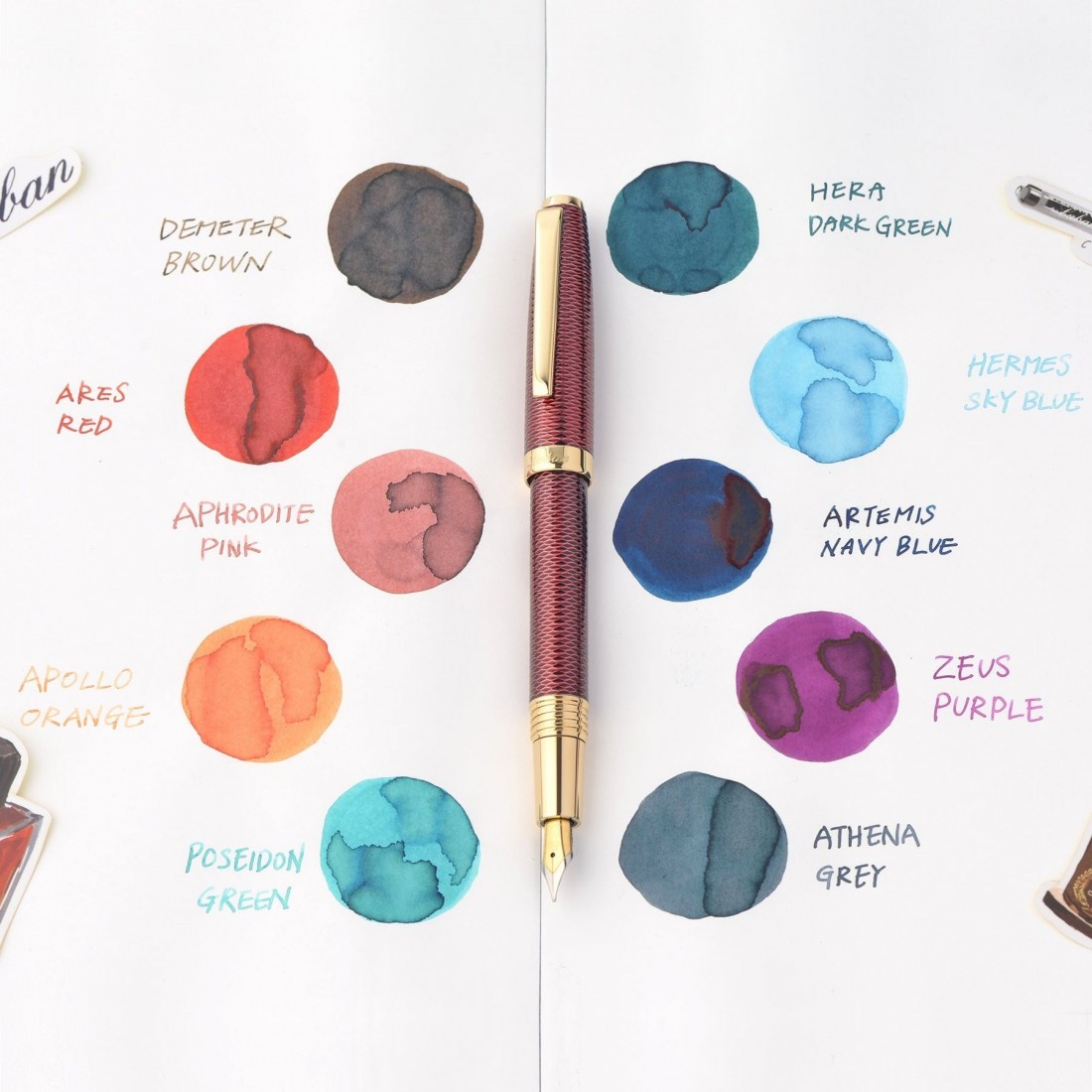 Laban Greek Mythology Demeter Brown Ink 50ml Ink Bottle