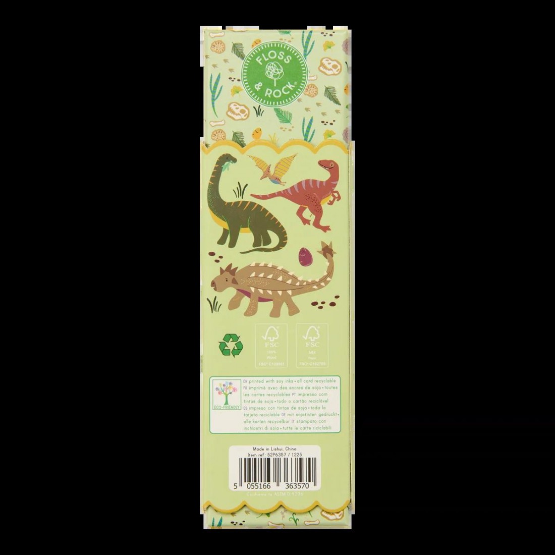 Floss & Rock Ξυλομπογιές Σετ 6 Χρώματα Dino 52P6357