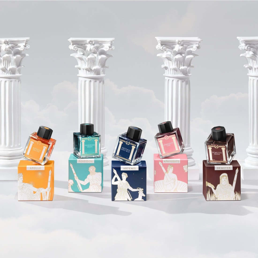 Laban Greek Mythology Artemis Navy Blue Ink 50ml Ink Bottle