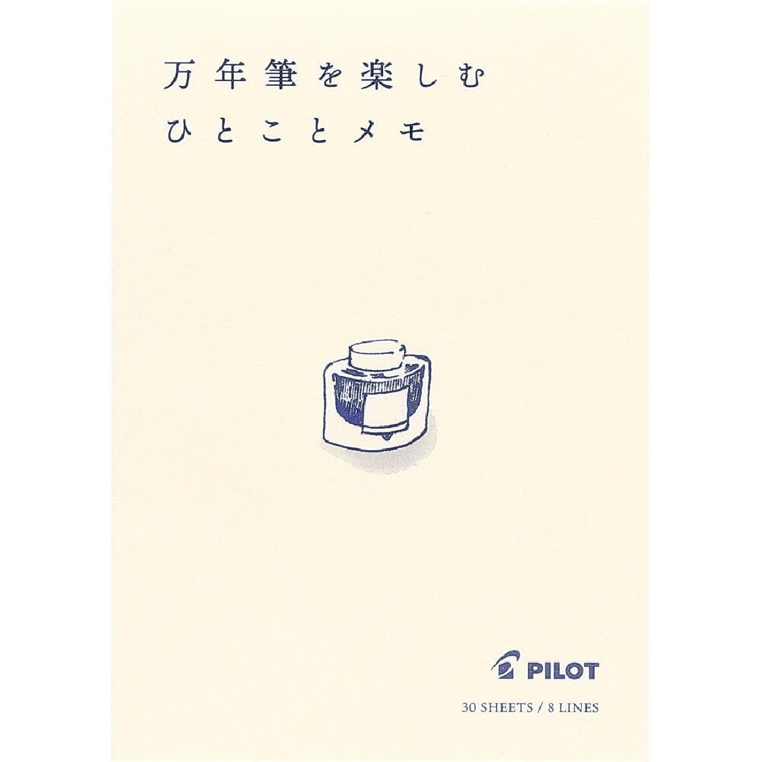 Pilot pen friendly notebook 7,5 x 10,5 cm, lined, 30 sheets, 8 lines, RP-M01