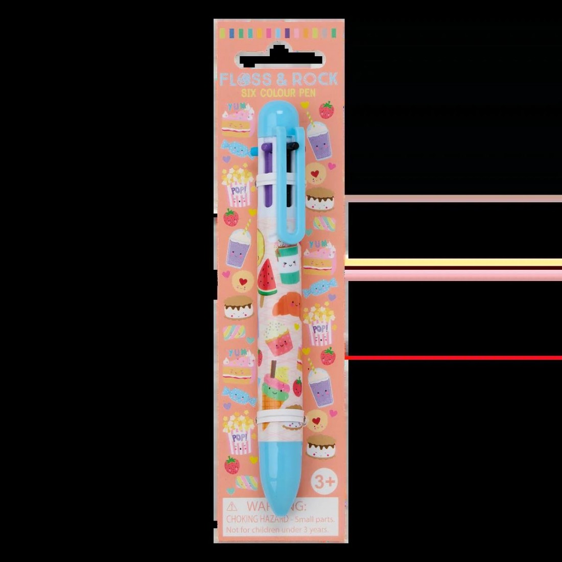 Floss & Rock Στυλό με 6 Χρώματα Sweet Treats 52P6304