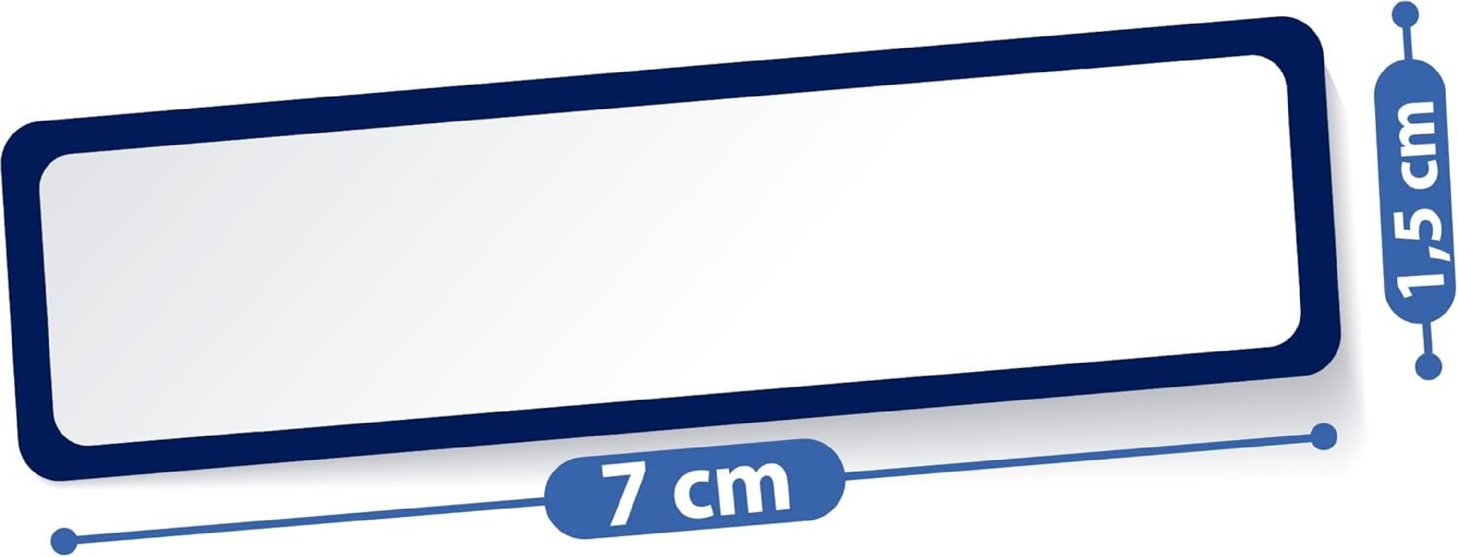 Πλαστικοποιημένες Ετικέτες Ονομάτων 7 x 1,5 cm – 18 τεμ. 32218 Office Box