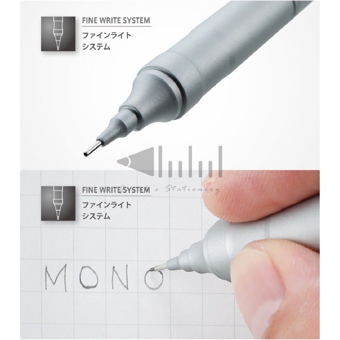 Tombow Mono Graph Fine Mechanical Pencil 0.3mm, silver  DPA-111A