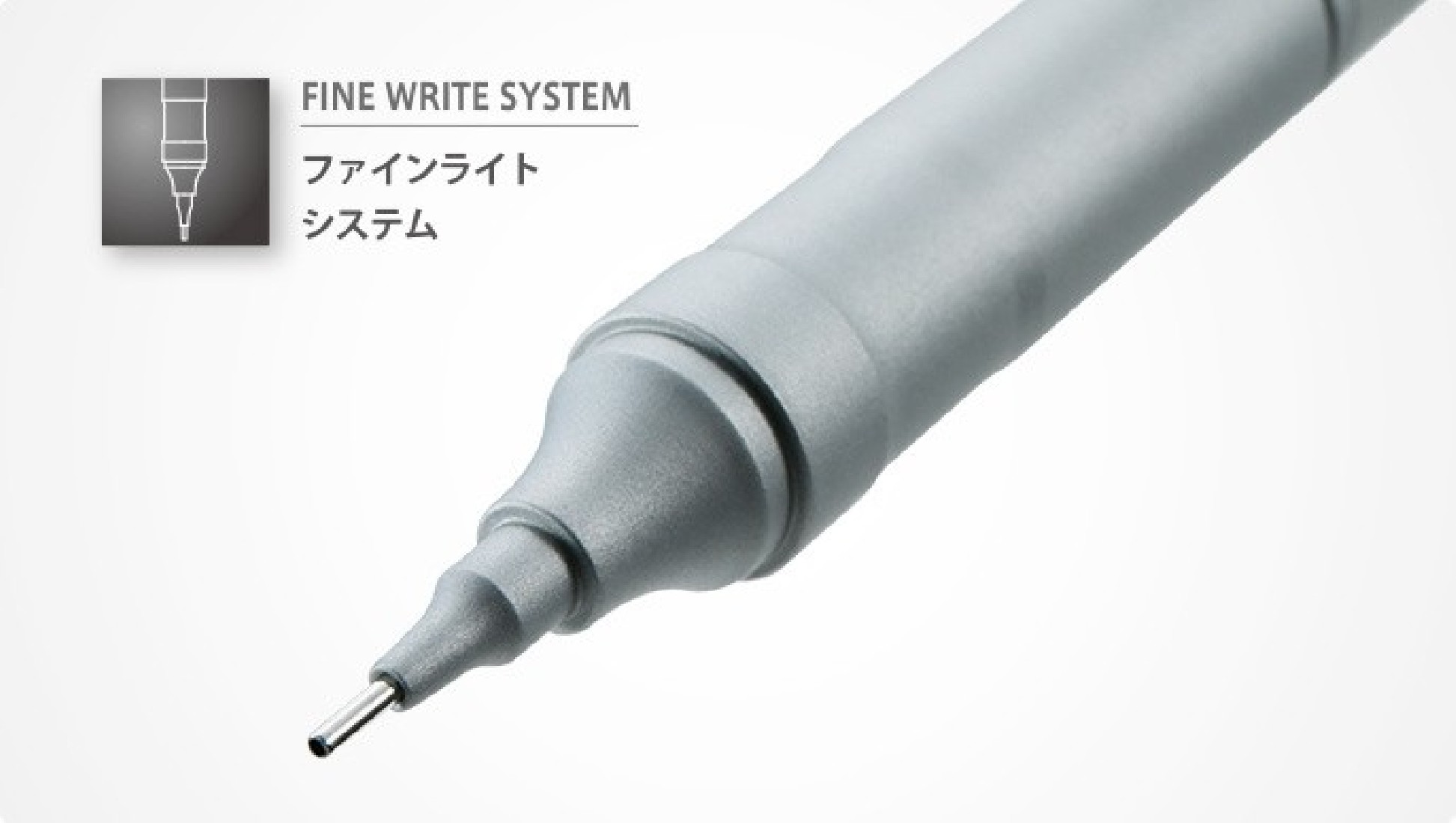 Tombow Mono Graph Fine Mechanical Pencil 0.3mm, silver  DPA-111A