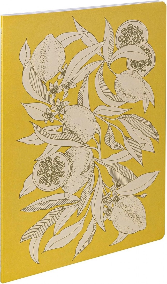 Clairefontaine Rhodia A4 21x 29,7cm notebook, Jardin des Sens, 96 pages, Ruled White 90gsm pages 116341