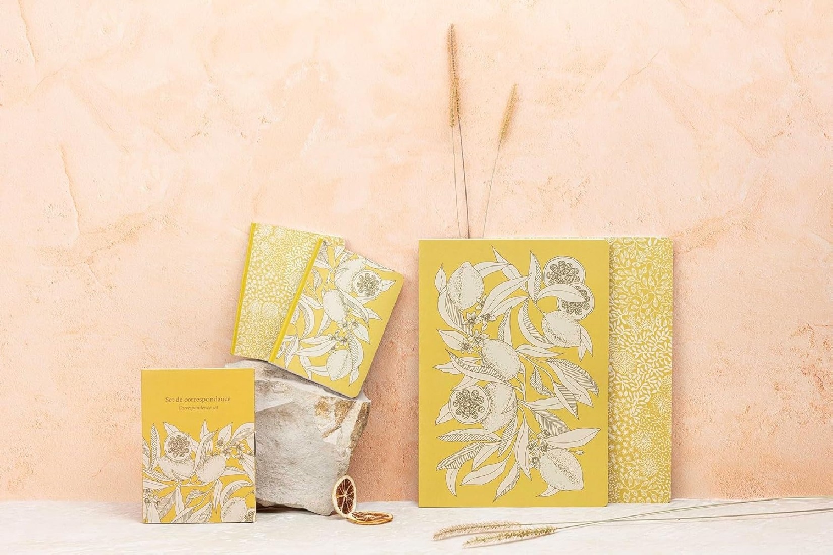 Clairefontaine Rhodia A4 21x 29,7cm notebook, Jardin des Sens, 96 pages, Ruled White 90gsm pages 116341