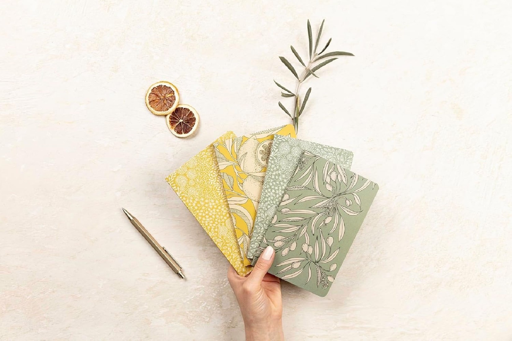 Clairefontaine Rhodia A6 11 x 17cm  notebook, Jardin des Sens, 64 pages, ruled, white paper 90gsm, 116337