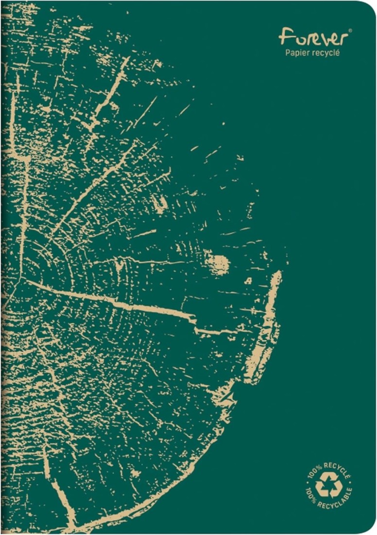 Clairefontaine Rhodia Forever notebook A4 21x29,7cm, 96pages, white lined 90gsm paper, 68466C