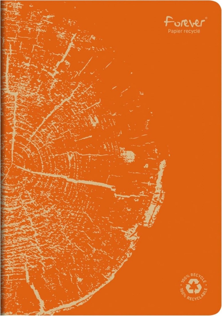 Clairefontaine Rhodia Forever notebook A4 21x29,7cm, 96pages, white lined 90gsm paper, 68466C