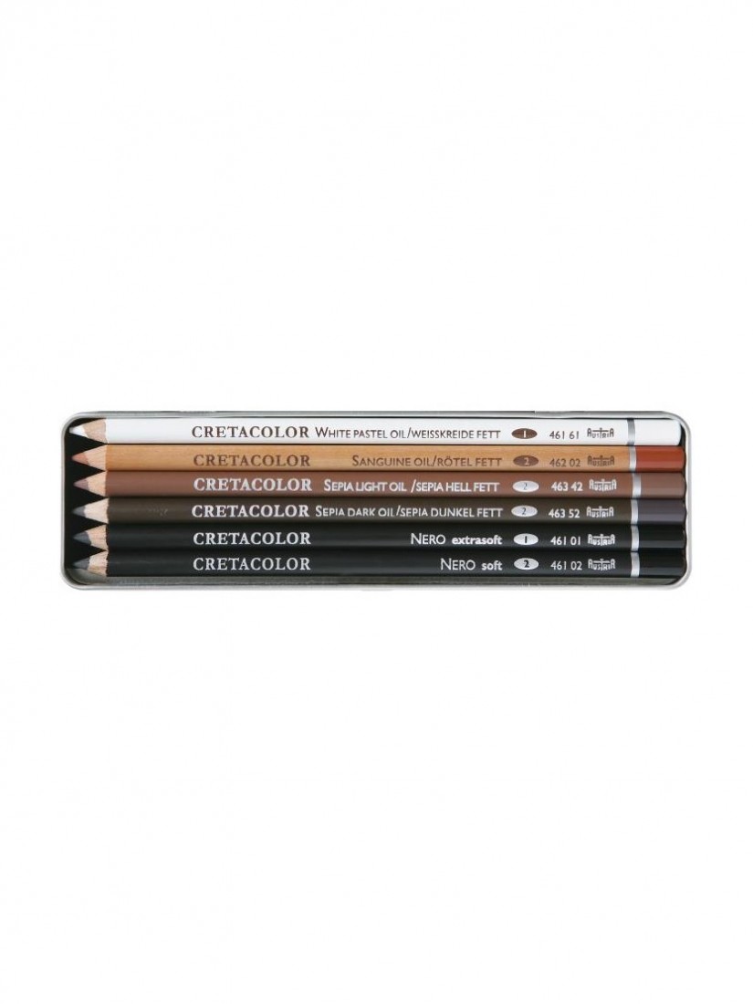 Cretacolor 6 Oil Pencils Pocket Set 400-07