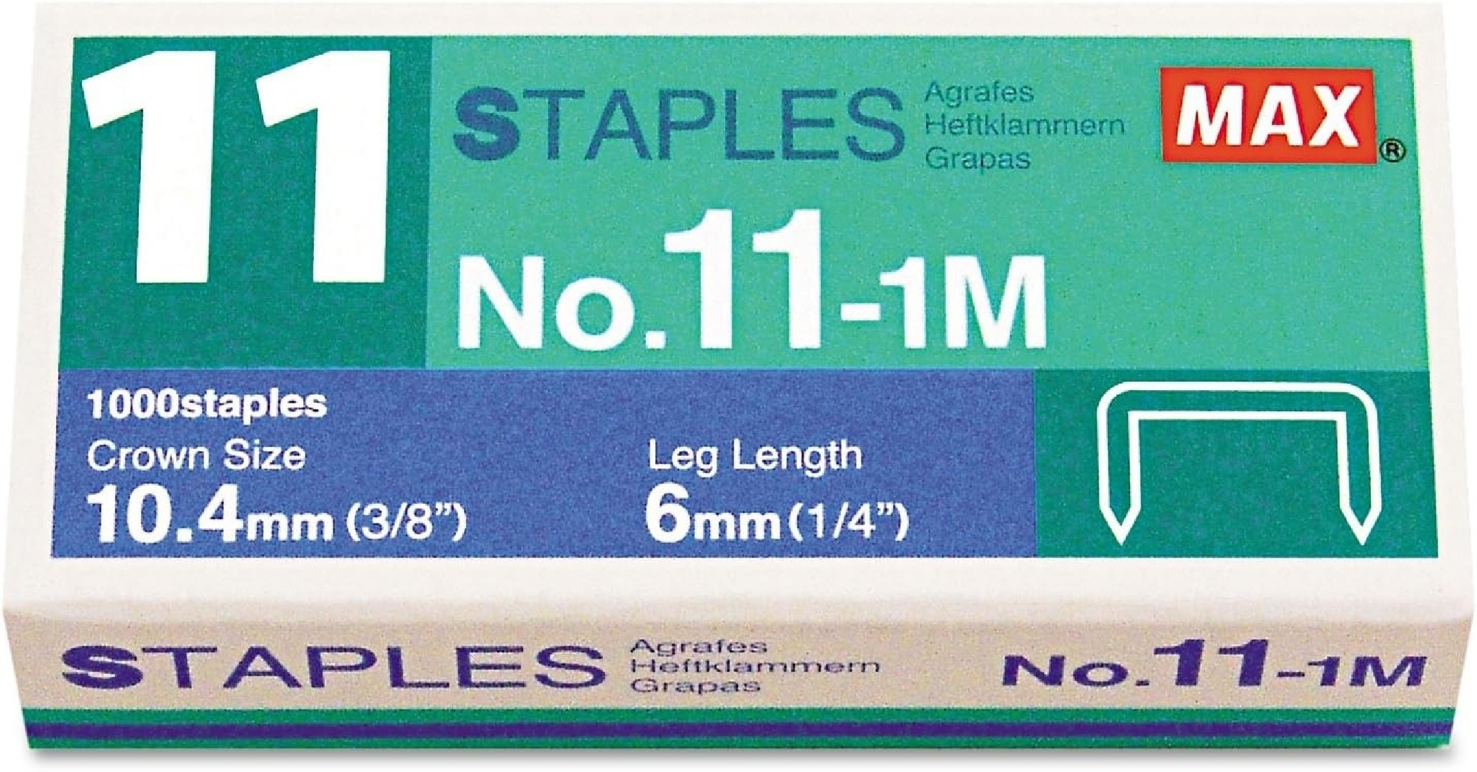 Ανταλλακτικά συρραπτικού Ν.11, 10,4mm x 6mm, ΜΑΧ