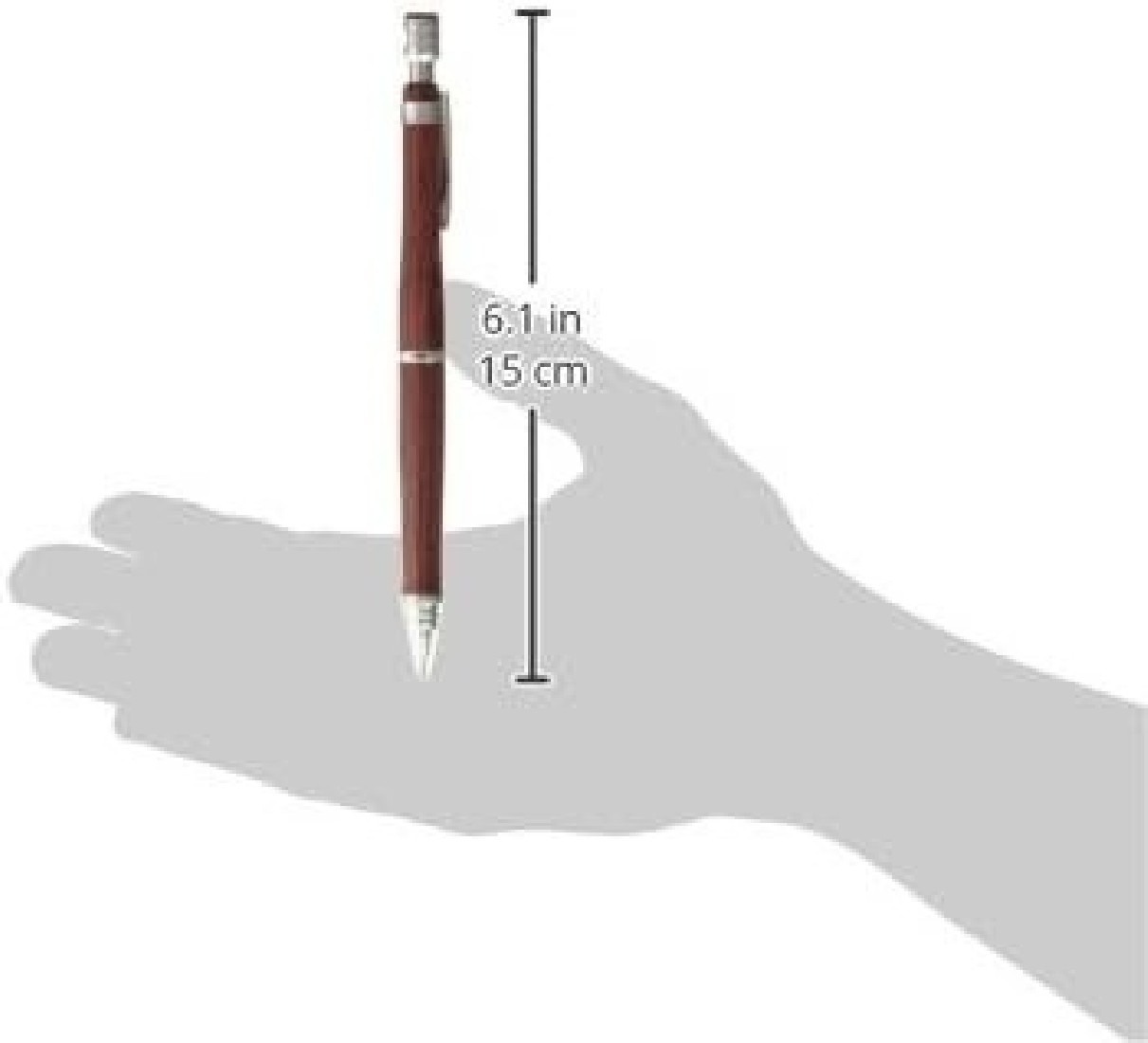 Pilot S20 mechanical pencil 0,5mm wood  deep red HPS-2SK-DR