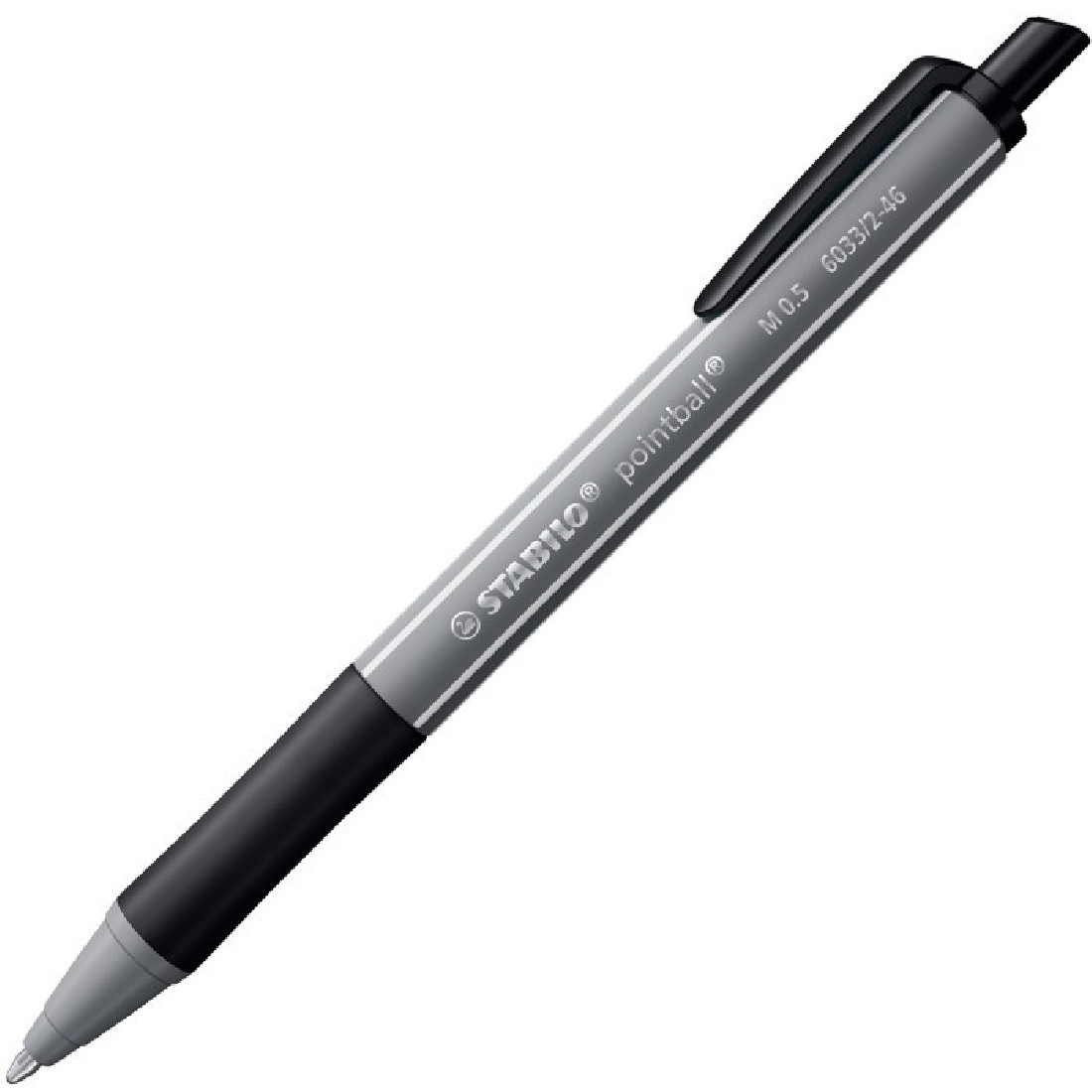 Στυλό Pointball Colorful Black 0,5mm 6033/2-46 Stabilo