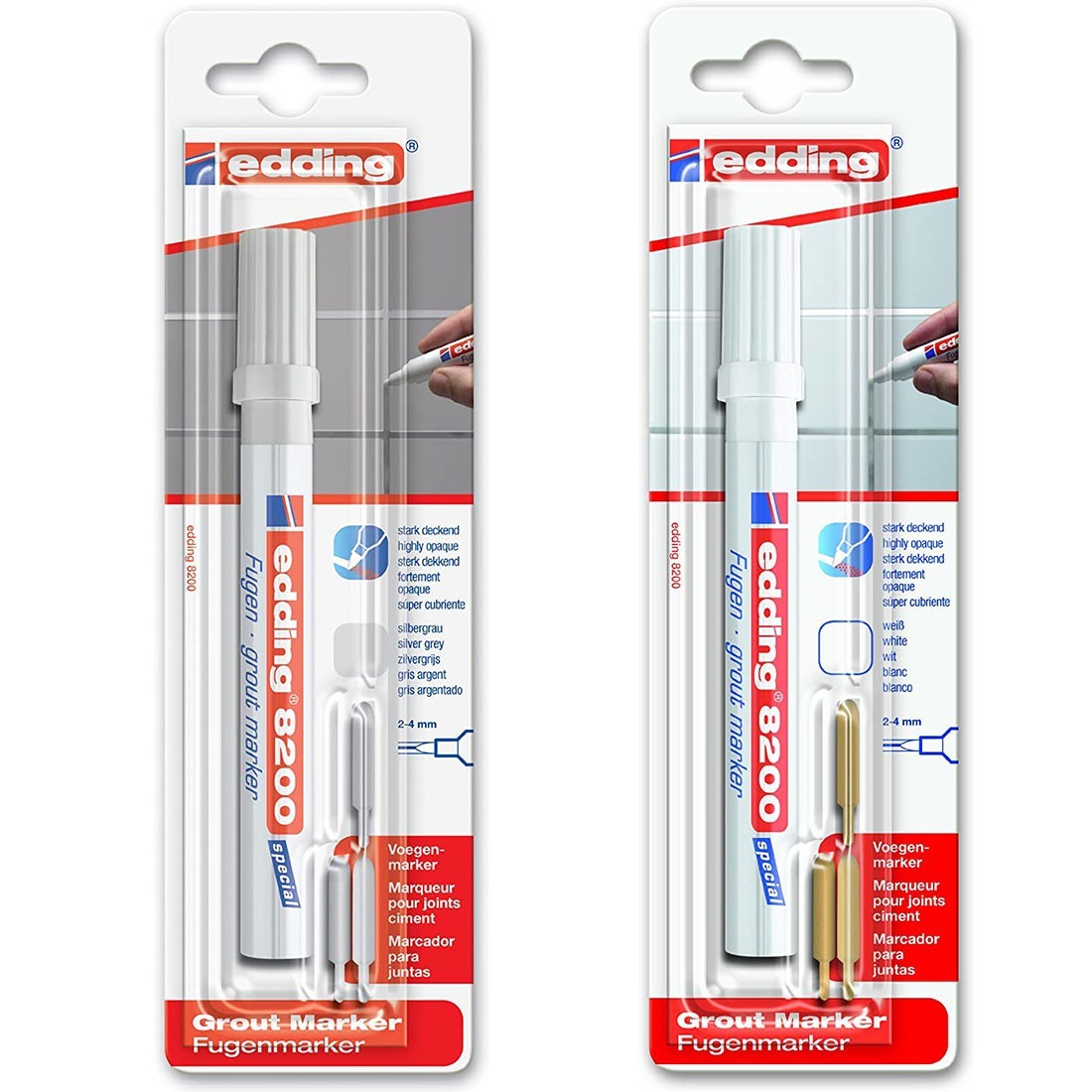 Μαρκαδόρος Αρμών Λευκός 8200 Edding