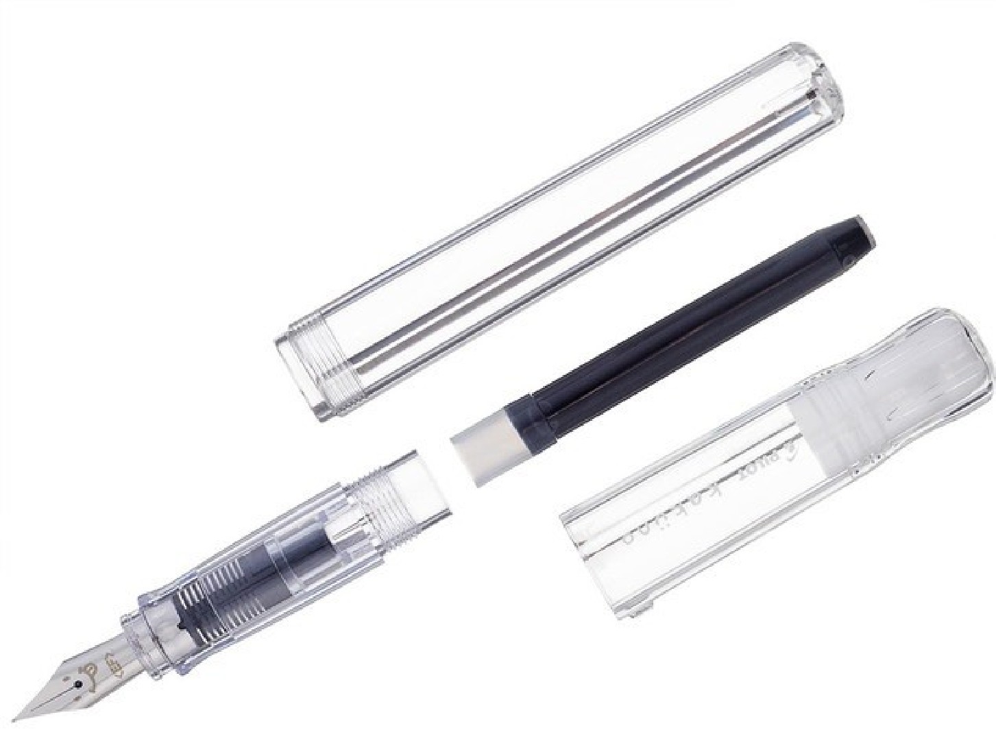Pilot Kakuno Fountain Pen transparent clear FKA-1SR-NC