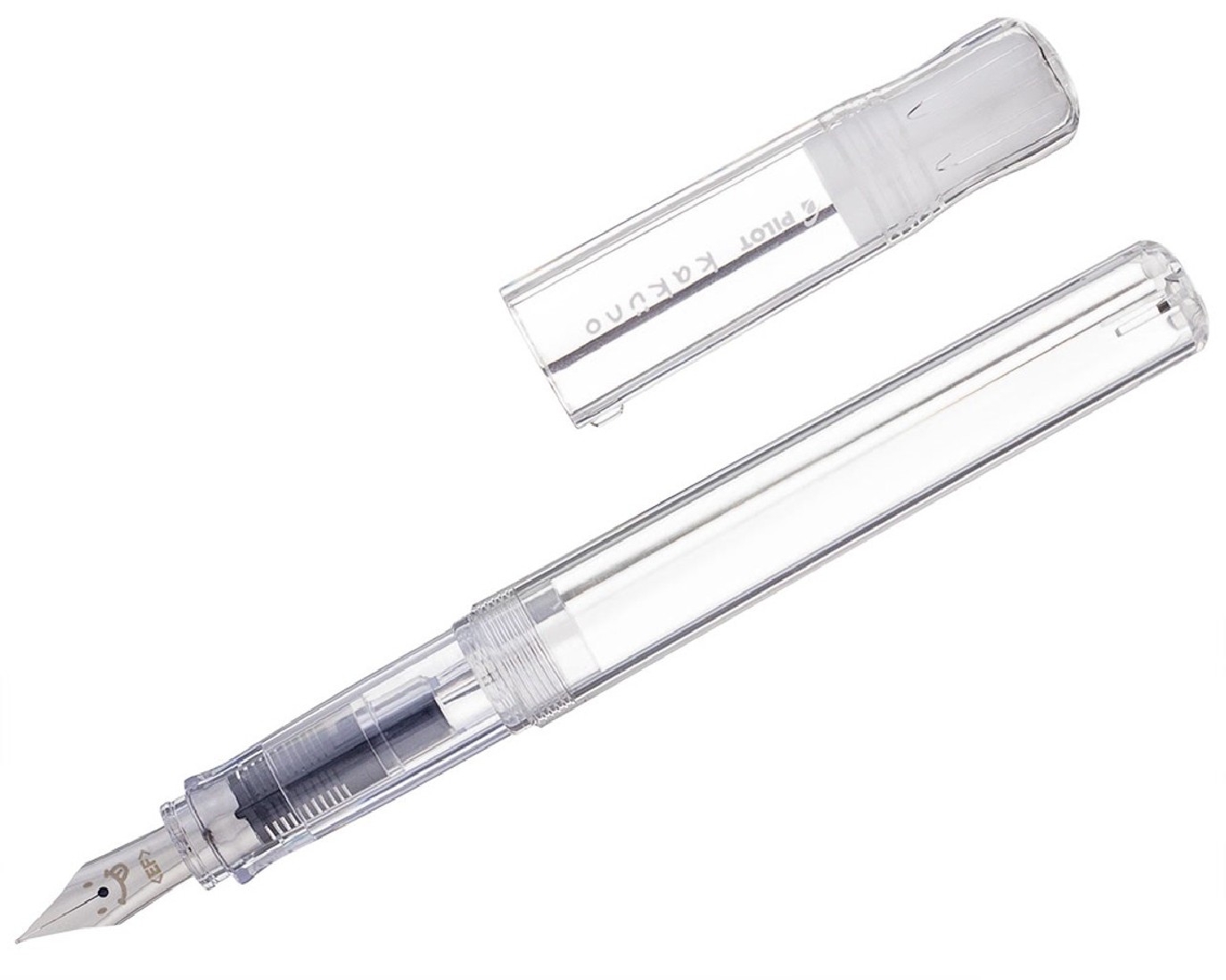 Pilot Kakuno Fountain Pen transparent clear FKA-1SR-NC