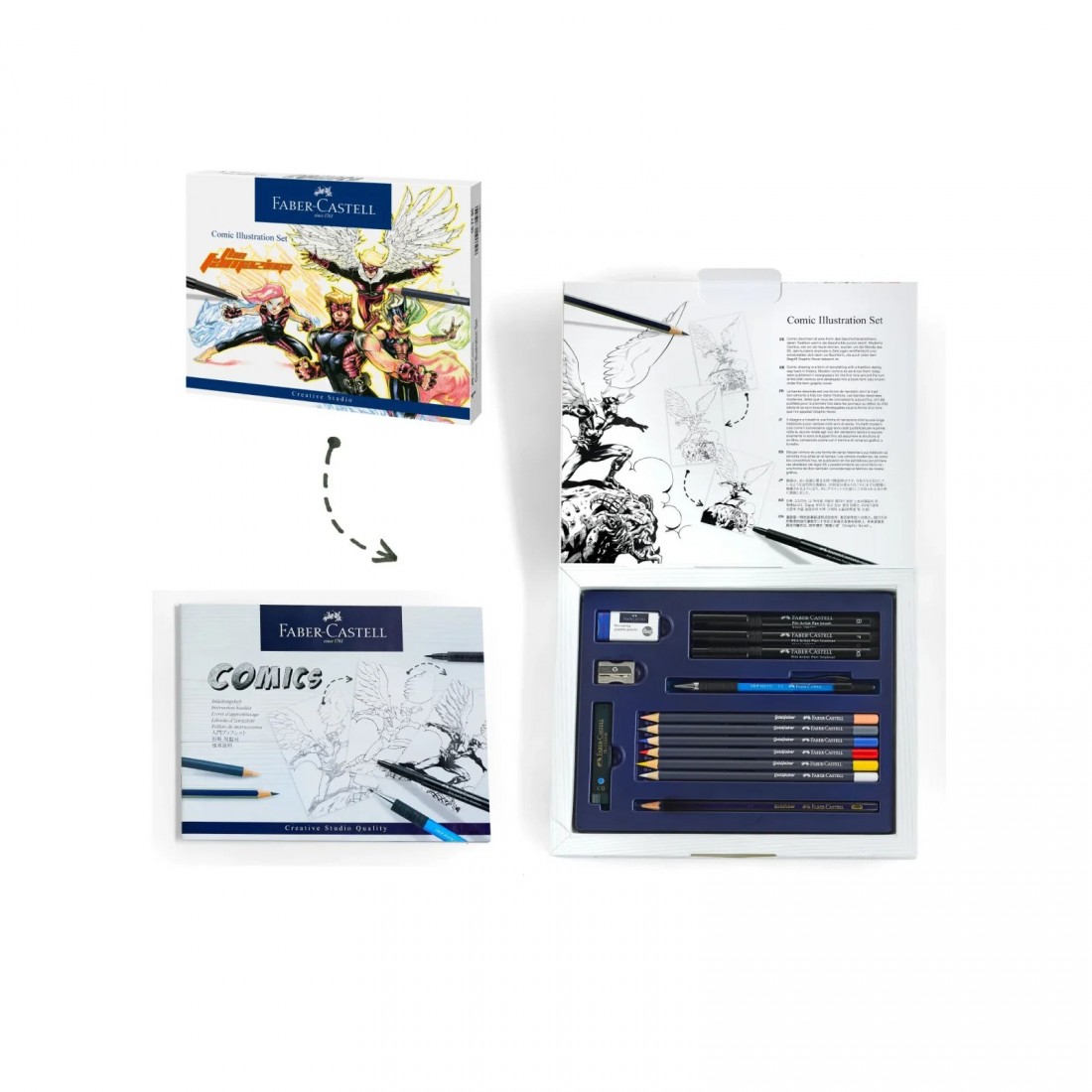 Faber Castell Comic Iluustration Set 14pcs 167195