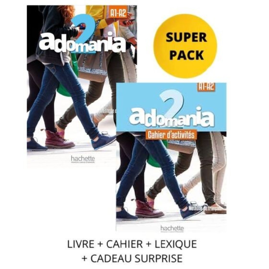 ADOMANIA 2 SUPER PACK (LIVRE + CASHIER + LEXIQUE+CADEAU SURPRISE)