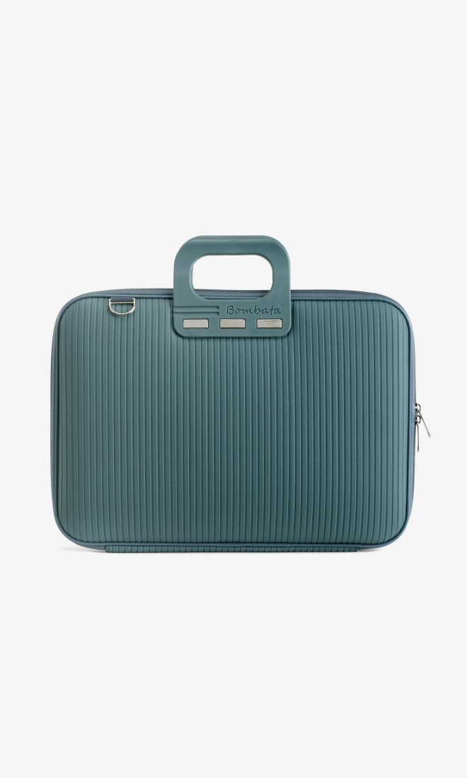 BRIEFCASE LAPTOP 15,6/16 RIGA PETROL BLUE BOMBATA