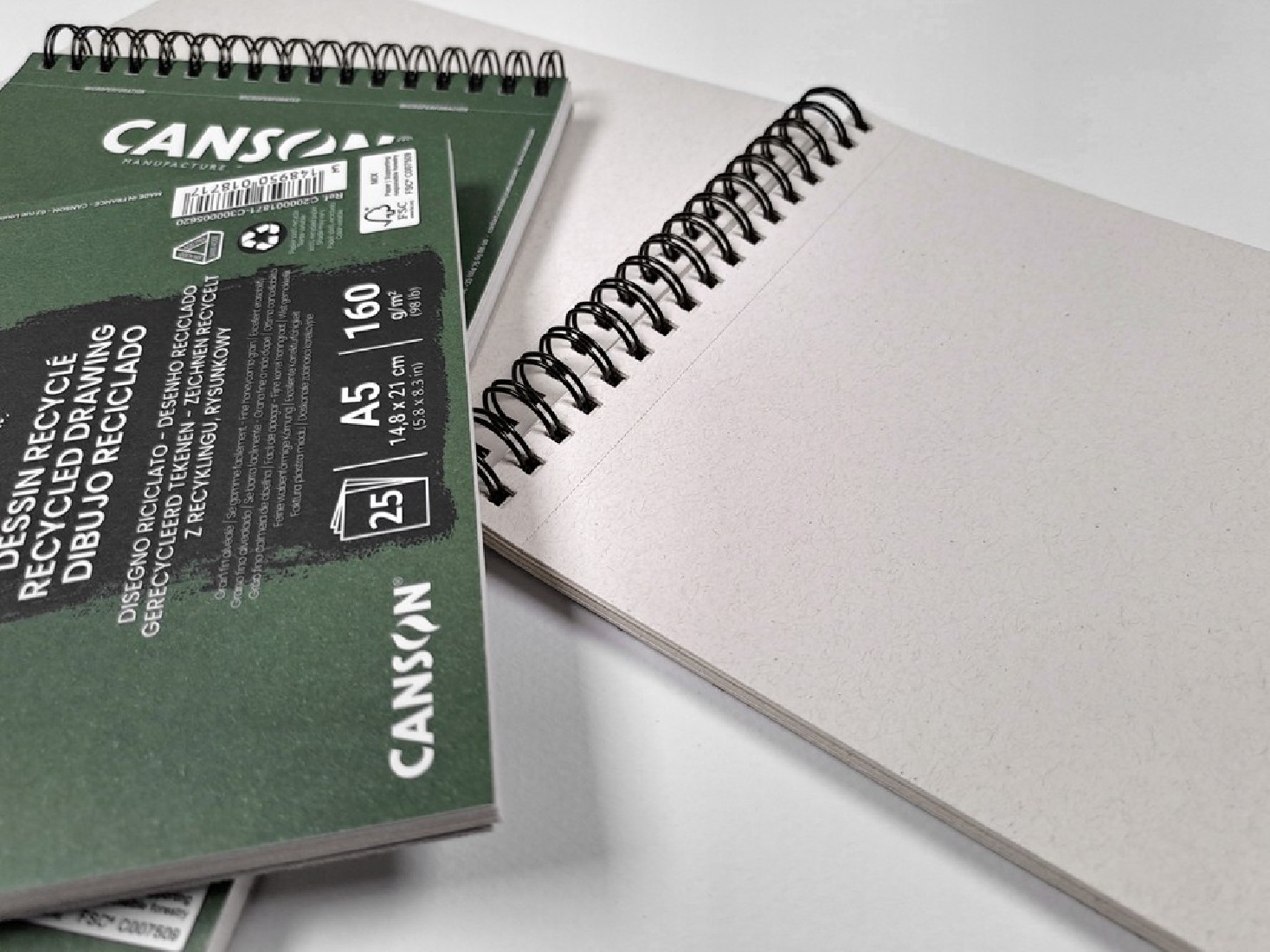 Μπλόκ XL Recycle A4 160gr 50φ  Canson