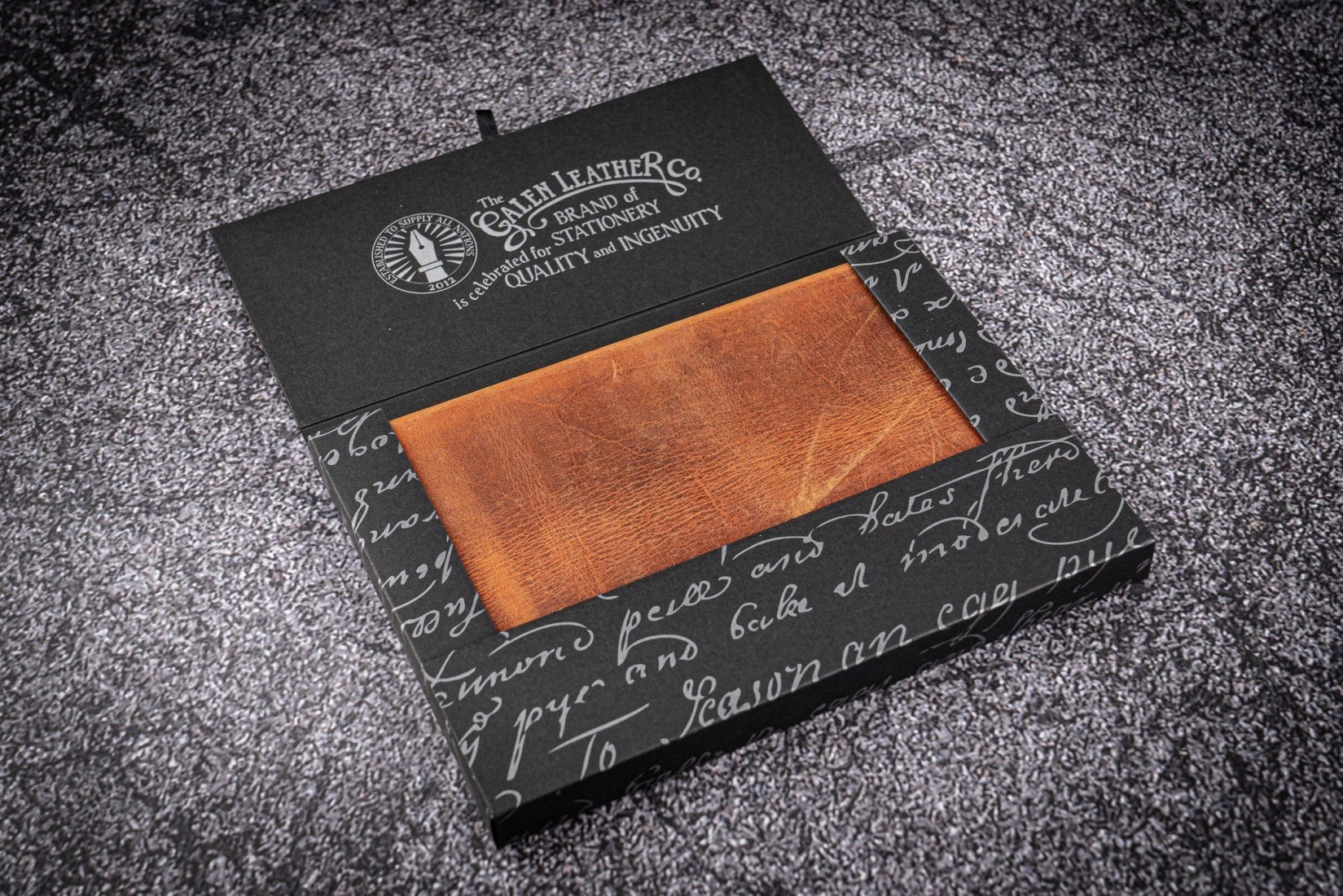 Galen Leather Notebook - Tomoe River Paper - B6 - Crazy Horse Brown