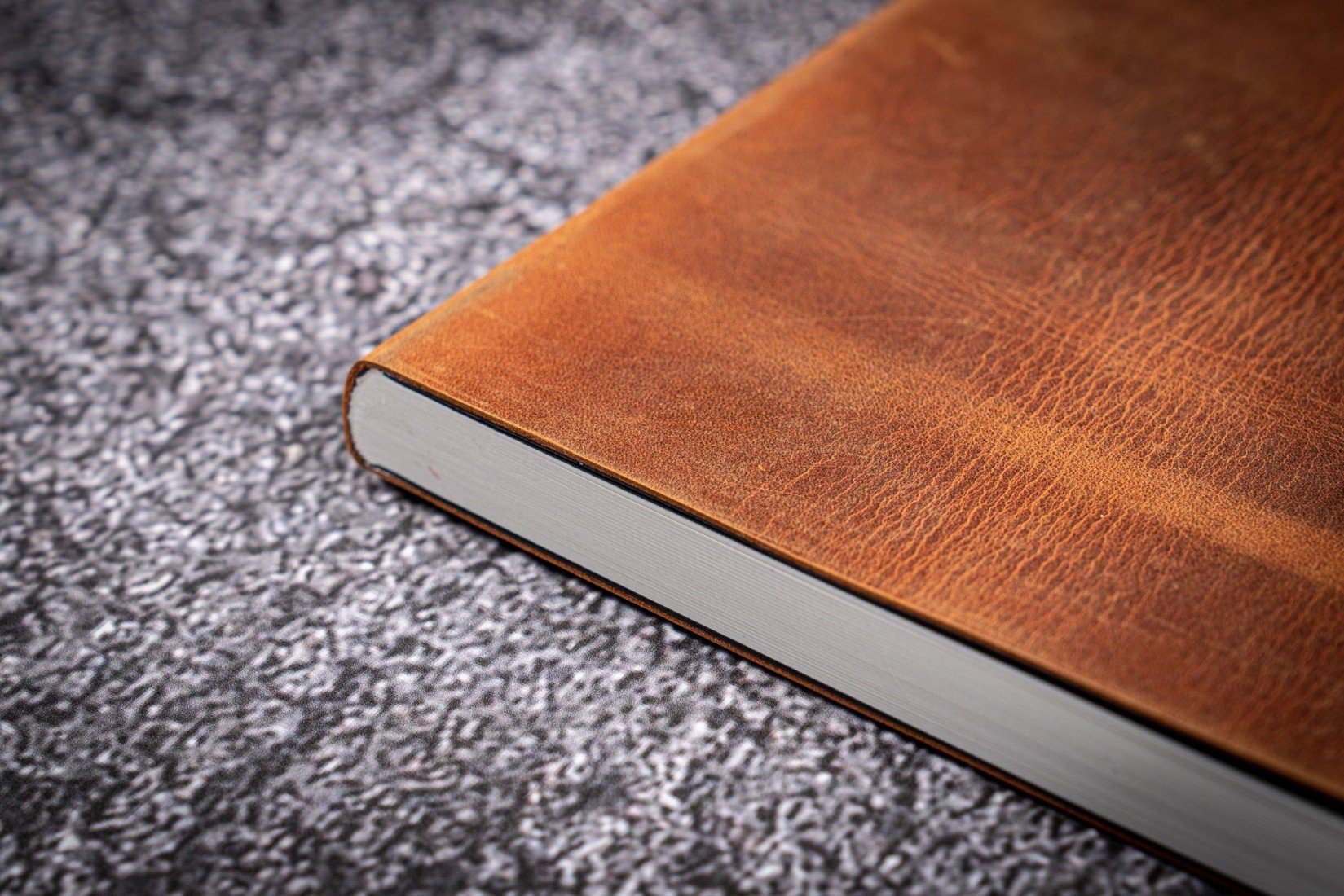 Galen Leather Notebook - Tomoe River Paper - B6 - Crazy Horse Brown