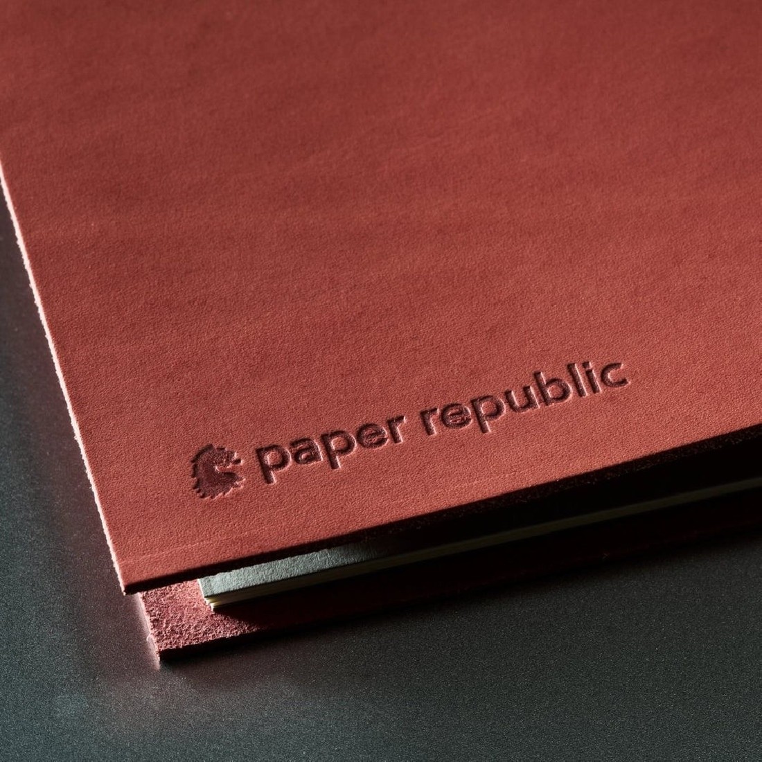 Paper Republic grand voyageur xl rusty rose leather journal