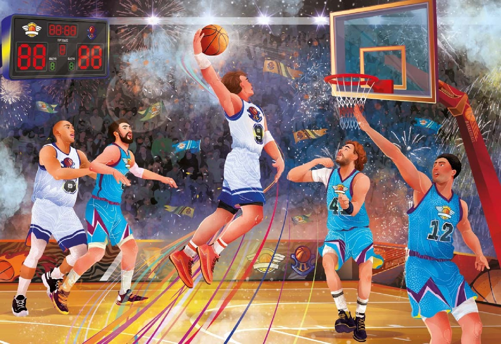 Puzzle (2 x 70τμχ.) Basketball Masters ΕΛΛΗΝΟΕΚΔΟΤΙΚΗ