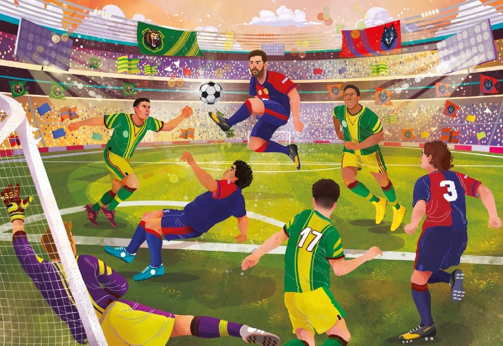 Puzzle (2 x 70τμχ.) Football Masters ΕΛΛΗΝΟΕΚΔΟΤΙΚΗ