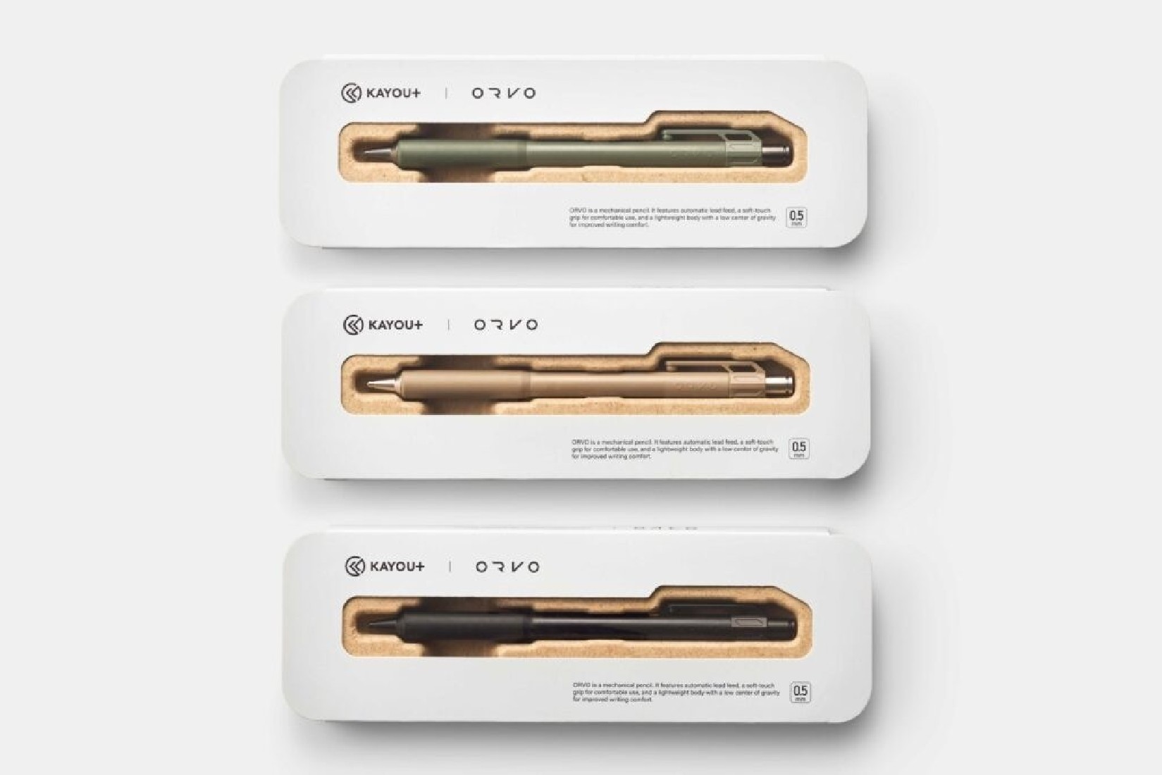 Kayou plus ORVO mechanical pencil Forest Green KAMP-ORGN