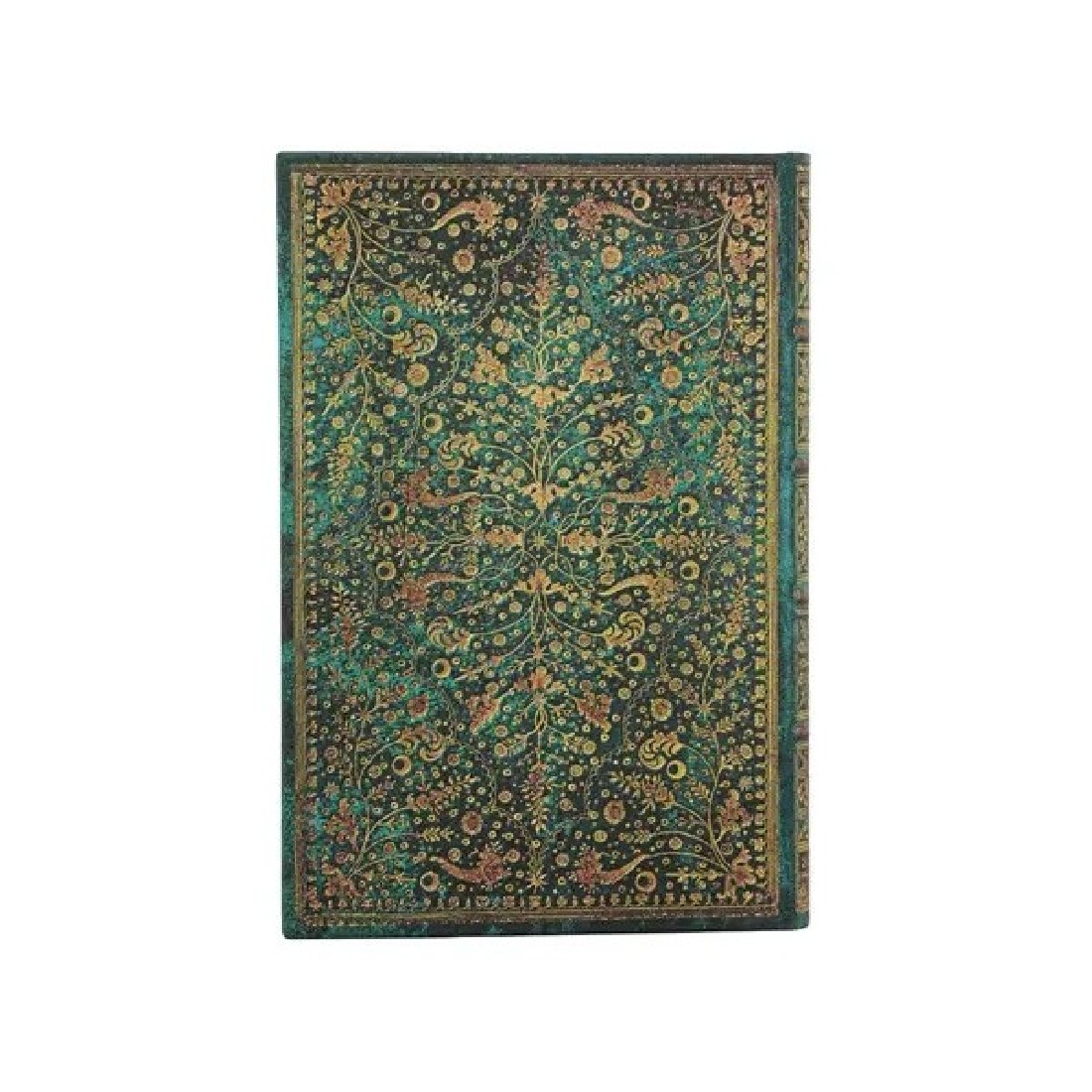 18 Month Academic Weekly 2026-2027 Emerald Flower Mini Horizontal Paperblanks