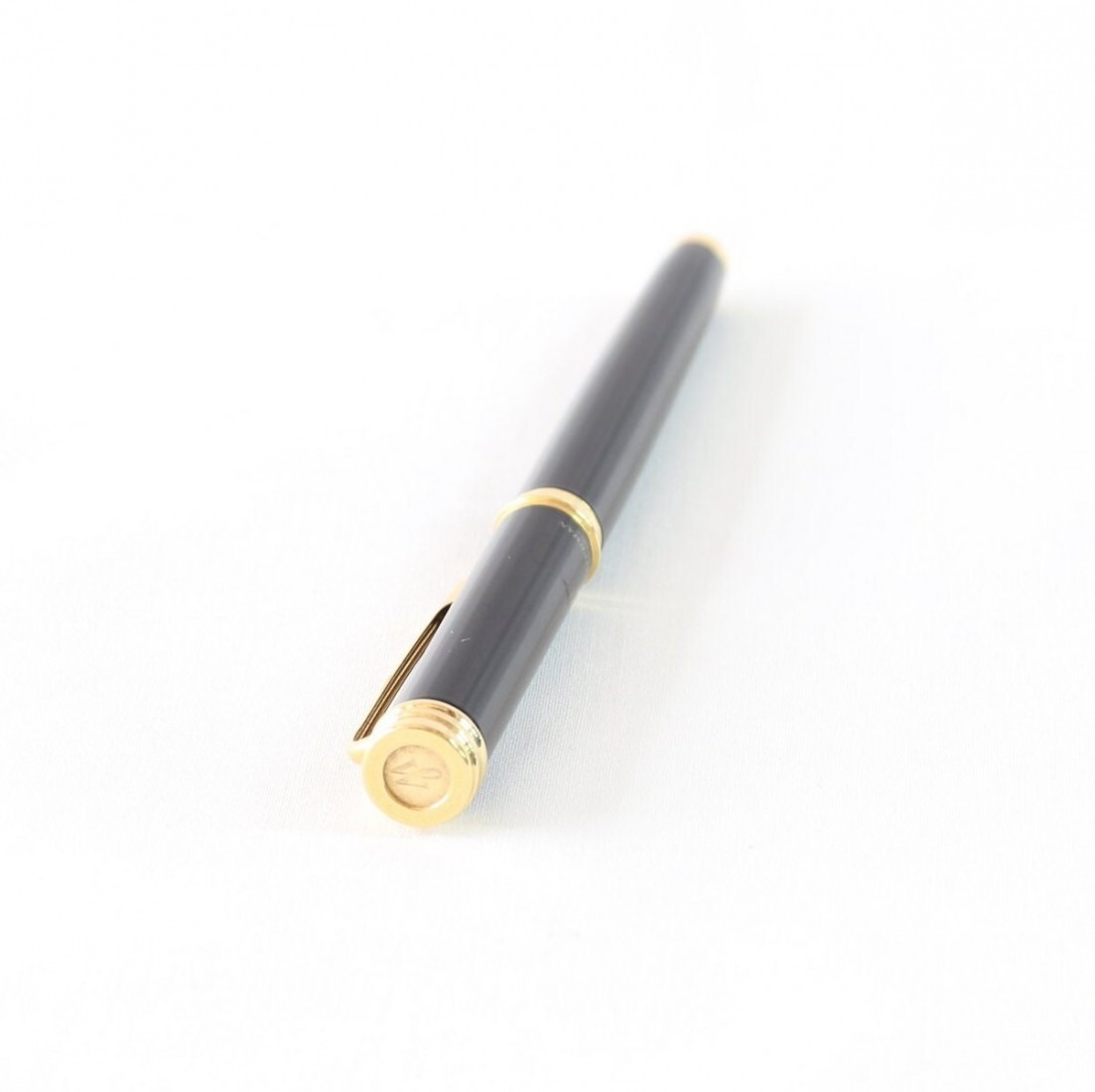 Waterman Harmonie laquer black gt fountain pen with free converter and 30ml bottled Frorida blue ink