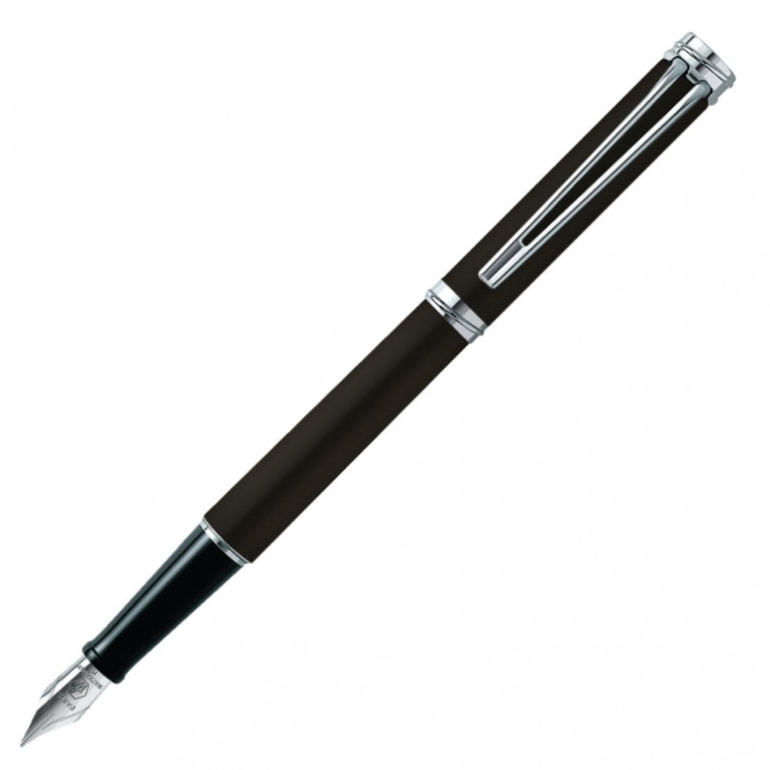Waterman Harmonie laquer black ct fountain pen with free converter and 30ml bottled Florida blue ink